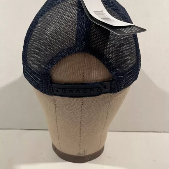 "PROUD" White Navy LGBTQ Rainbow Trucker Mesh Adjustable Phluid Project NEW - Picture 2 of 6